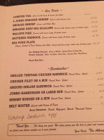 Athmann's Inn menu
