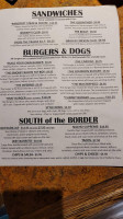 Bancroft Tavern menu