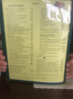The Place On West Main menu