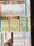 Kj Korean Tofu And Bbq menu