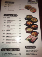 Song's Kitchen menu