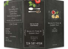 Quality Time Carry Out menu