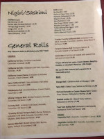 Sushi Zay menu