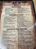 The Horseshoe Grill menu