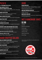 Weidner's Corner 2 menu