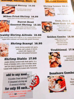 Stopper's Steak And Seafood menu