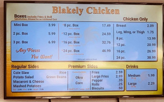 Blakely Chicken inside