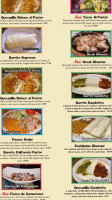 Casa Mexicana menu