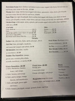 El Valle Mexican menu