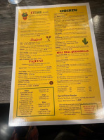 Los Mexicans menu