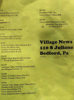 Village News menu