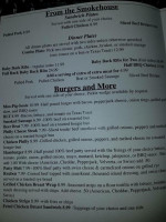 Fox Creek Bbq menu