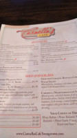 Carmella's Cafe menu