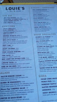 Louie's Prime Steak Seafood menu