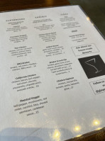 Glow Martini Lounge menu