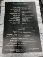 Shamrock Bar & Restaurant menu