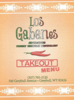 Los Gabanes menu