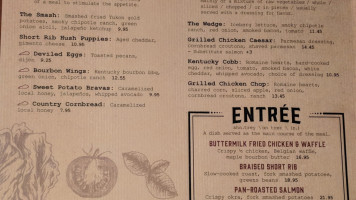 Book Bourbon Southern Kitchen Louisville Airport menu