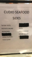 Cudjo Seafood menu
