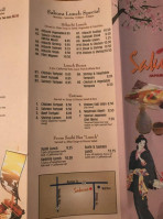 Sakura Japanese Steakhouse menu