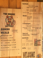 The Moose Outpost menu