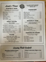 Old Town Country Kitchen menu