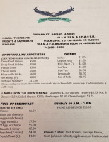 Eagle's Run And Grill menu