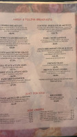 Arshels Cafe menu