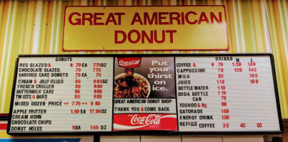 Great American Donut Shop inside