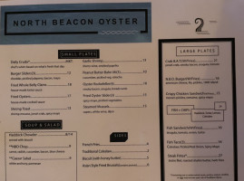 North Beacon Oyster Company menu