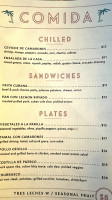Palomar menu