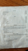Waterfront Cafe menu