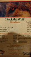 White Wolf Inn menu