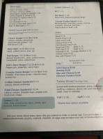 Slim's Cafe menu
