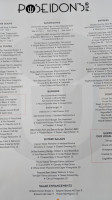 Poseidon's Pub Ocean Downs menu