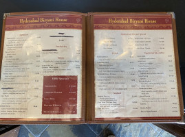 Hyderabad Biryani House menu