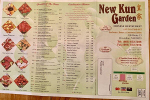Kun Garden menu