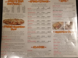 Big Boyz Pizza menu