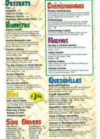 El Huarache Loco menu
