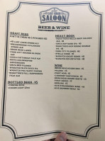 Last Chair Grill And Brews menu