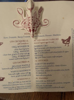 Buvette menu