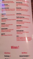 Red Martini menu