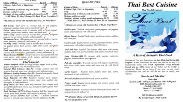Thai Best Cuisine food