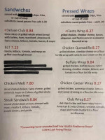 Sherral's Diner menu