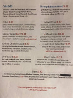 Sherral's Diner menu