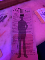 The Thin Man menu