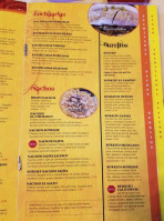 El Camino's menu