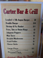 Carter menu