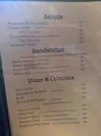 Mascoto's Italian menu