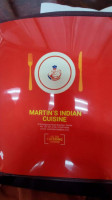 Martin's Indian Cuisine inside